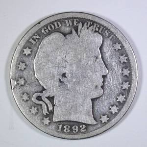1892 Barber Half Dollar