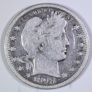 1898-O Barber Quarter