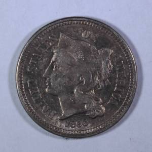 1866 3 Cent Nickel