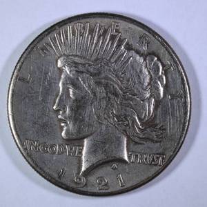 1921 Peace Dollar Rare Date