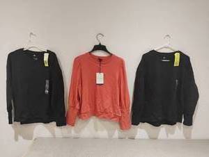lot 23 image: 3 NEW WOMENS SWEATERS SIZE XL