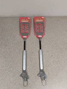 lot 56 image: 2 NEW NUTS & BOLTS BARBECUE SPATULA