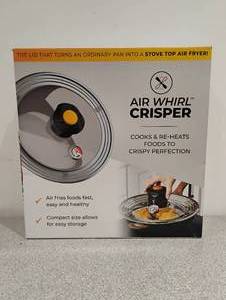 lot 70 image: NEW AIR WHIRL CRISPER STOVE TOP AIR FRYER
