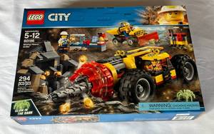 lot 15 image: LEGO City Mining Heavy Driller 60186 294 Piece Set
