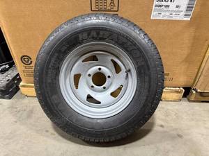 lot 100 image: Goodyear Marathon Trailer Tire ST21575R14 6 Ply, Load Range C