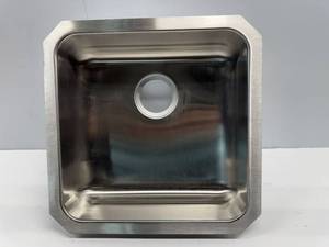 lot 113 image: ELKAY Lustertone Classic Stainless Steel Sink ELUHAD161655