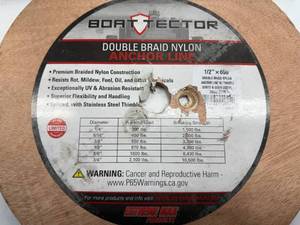 lot 121 image: Boat Tector Double Braided Nylon Anchor Line.