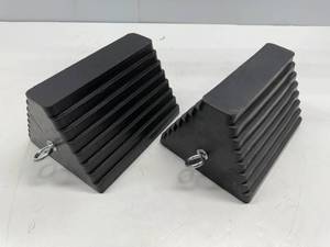 lot 143 image: Extreme Max 5001.5775 Heavy-Duty Rubber Wheel Chocks