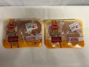 2pkgs Boneless Skinless Chicken Thighs-See Photo for Weights