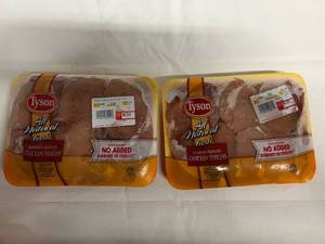 2pkgs Boneless Skinless Chicken Thighs-See Photo for Weights