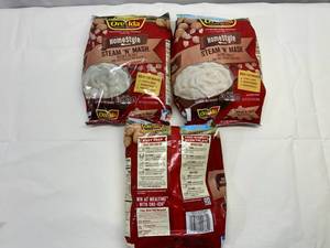 F. 3x24oz Ore-Ida Homestyle Steam N Mash