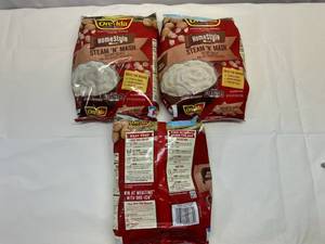 F. 3x24oz Ore-Ida Homestyle Steam N Mash