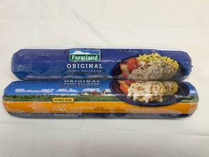 C. 2x 2lb Farmland Original Pork Sausage