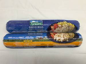 C. 2x 2lb Farmland Original Pork Sausage