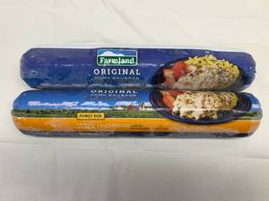 C. 2x 2lb Farmland Original Pork Sausage