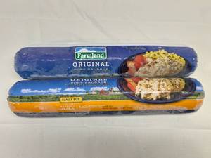 C. 2x 2lb Farmland Original Pork Sausage