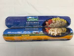 C. 2x 2lb Farmland Original Pork Sausage