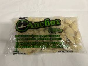 K. 2.5lbs Anchor Poppers-Breaded Cheese n Jalapeno