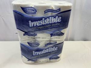 2x12 rolls 2ply Irresistable Toilet Paper