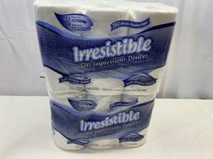 2x12 rolls 2ply Irresistable Toilet Paper