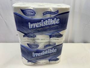 2x12 rolls 2ply Irresistable Toilet Paper