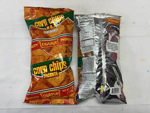 JJ. 8x 4.05oz Spicy BBQ Corn Chips