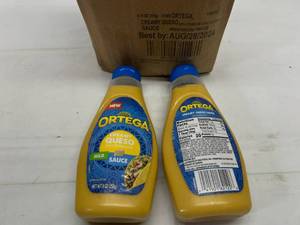 JJ. 6x 9oz Ortega Creamy Queso Sauce