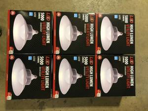 lot 38 image: Lot of LED High Lumen 5000 Lumens 60W Utility Light  Customer Returns See Pictures