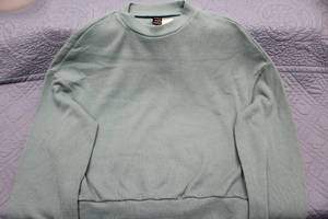 SHEIN Size M Light Blue Waffle Knit Long Sleeve Sweater