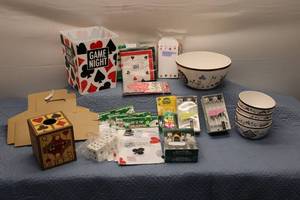 Game Night Party Supplies Lot