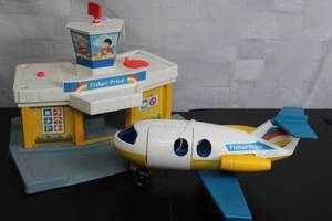 Fisher-Price Little People Airport Playset with Airplane