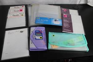 Collection of Recipe Organizers and Protective Pages