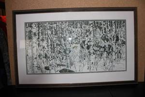 Woodland Encounter by Bev Doolittle Framed Art Print - Limited Edition 1200