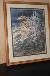Framed Artwork Prayer for the Wild Things by Bev Doolittle