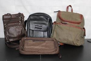 Lot of 4 Assorted Handbags and Messenger Bags