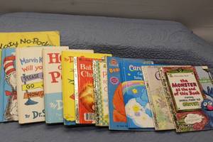 Collection of 10 Childrens Books Including Dr. Seuss Titles