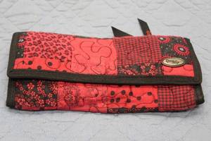Red and Black Quilted Wallet by Donna Sharp