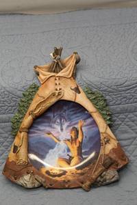 Limited Edition Bradford Exchange Decorative Plate - Sacred Vision by Andrew Farley