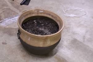 Large Decorative Planter Pot with Handle