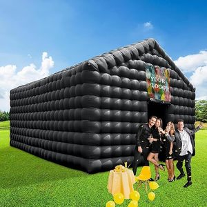 lot A-32 image: New Large Inflatable Nightclub Cube Tent and 950W Air Blower