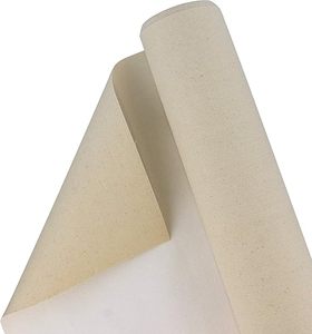 lot 35 image: 4 Units Primed Canvas Roll 63 in x 6 yds - Ideal for Acrylics and Oils