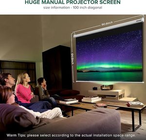 lot 62 image: Century Star 100-inch Projection Screen
