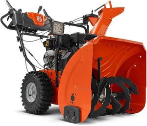 lot A-112 image: Husqvarna ST224 24-Inch 208cc Two Stage Electric Start Snow Blower