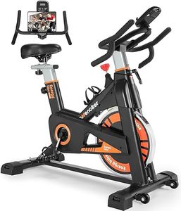 lot A-132 image: Exercise Bike, WENOKER Indoor Cycling BikeStationary Bike for Home, Indoor Bike with Silent Belt Drive, Heavy Flywheel and Digital Display for Home Gym Cardio Workout Training