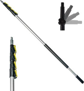 lot 99 image: Doca Telescoping Extension Pole  7-30 Feet Extendable Pole (36 Feet Reach), Window Cleaning, Gutter Cleaning, Light Bulb Changing, Multi-Use Pole