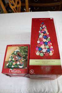 lot 95 image: Dillards Holiday Swinging Musical Christmas Tree with Prelit 22 Christmas Tree