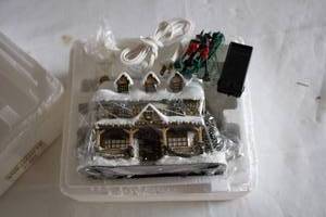 lot 114 image: Holiday Village Gifts Store Decorative Piece with Certificate of Authenticity