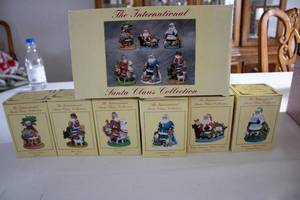 lot 145 image: International Santa Claus Collection - Set of 6 Figurines