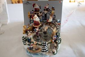 lot 154 image: Christmas Themed Animated Santa Figurine with Music