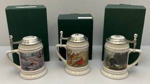 lot 37 image: Misc. Collectible Steins (NIB)